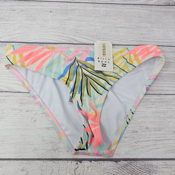 NWT Billabong Girls Swim Floral‎ Bottoms Size 14 - Picture 1 of 4